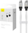 Кабел за полнење Baseus CoolPlay USB C во USB C, 100W, 2m, бел
