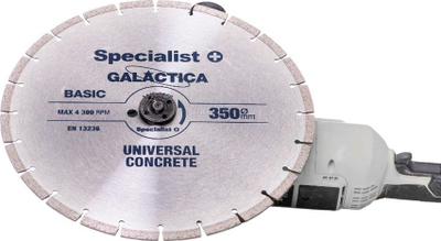 Teh diamant Specialist Galactica Basic, 350mm, beton universal, gri