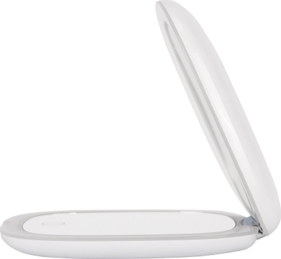 Pasqyrë kozmetike Humanas HS-PM01 me dritë LED, portative, e bardhë
