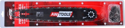 Сет шина и ланци AWTOOLS CS580 CS620, 40 cm, 2 парчиња, метален