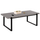 Tavolinë për kafe Shaben 120x60x46Hcm (HM9585.02), gri/ zezë