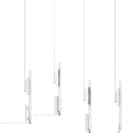 Kit videobar universal Neomounts AV2-500WH, për ekrane 43-110\", VESA, mban deri 10 kg, i bardhë