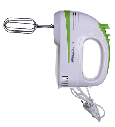 Mikser dore Esperanza Apple Pie EKM011, shpejtësi të rregullueshme, 300W, i bardhë jeshil