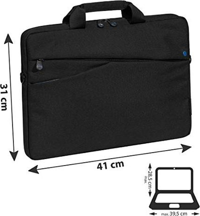 Çantë laptopi PEDEA 66063045, 15.6", me rrip supi, e zezë