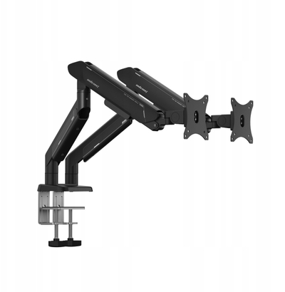Krah për monitor për dy ekrane Anda Seat Stealth Pro II, rregullim i rehatshëm, i zi