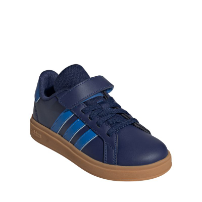 Atlete për kalamaj Adidas Grand Court 2.0, me lidhëse dhe rrip ngjitës, shollë gome