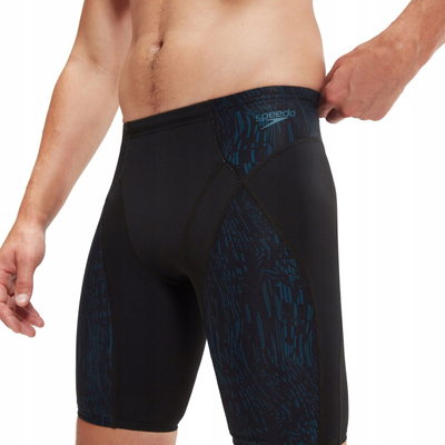 Shkurt noti Speedo Endurance+ Max Compress Jammer, kompresion, për burra, i zi me blu