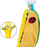 Lodër plushi Tomy Lamaze Banana Benek, me kafshues, shumëngjyrëshe