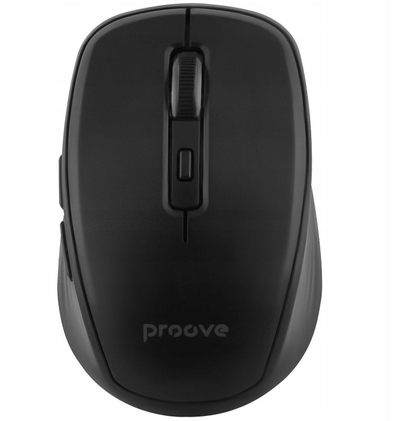 Бежичен глушец Proove Wireless Mouse Click, 2.4 GHz, прилагодлив DPI, црн