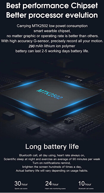 Orë e mençur Wotchi WT30BS - Black Silicone