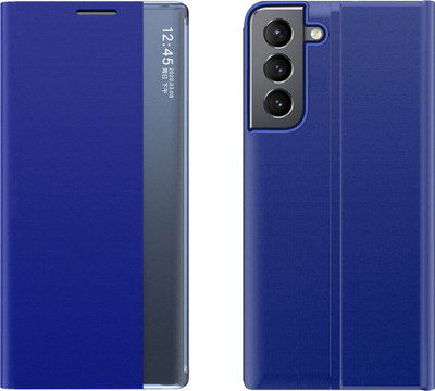 Këllëf libri Hurtel New Sleep Case për Samsung Galaxy A14, me këmbë mbajtëse, blu