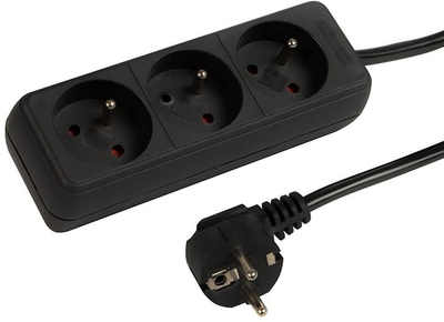 Zgjatës elektrik Mains PR-370P, 3x2P+T, 5m, 3x1.5mm², i bardhë
