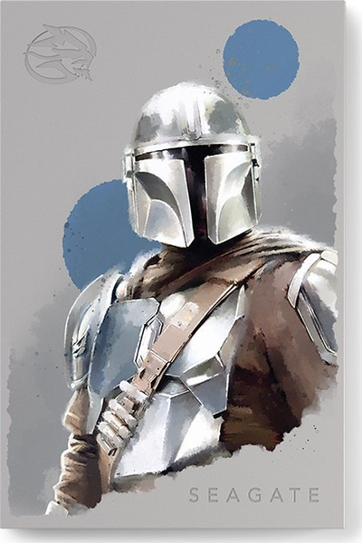 Disk i jashtëm Seagate Star Wars Mandalorian, 2TB, USB 3.0, gri