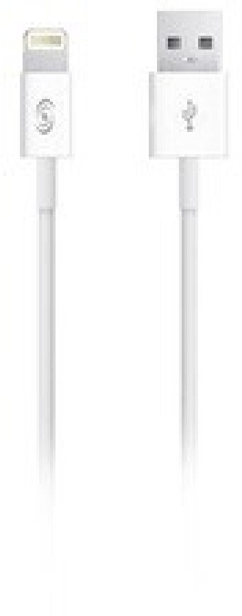 Kabllo të dhënash Fonex USB në Lightning MFI, 2.4A 12W, 1.2m, e bardhë