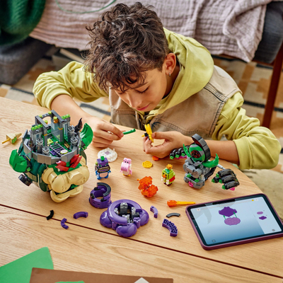Set LEGO Super Mario Prince Florian and Castle Bowser, ndërtesë kështjelle, për fëmijë, shumëngjyrësh