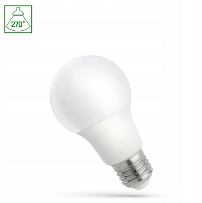 Llambë LED Spectrum E27 A60, 9W, 820lm 3000K, dritë e ngrohtë e bardhë