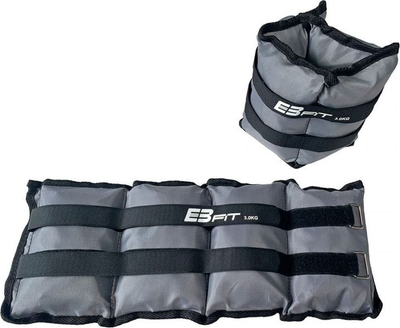 Peshë kyçi Eb Fit, 2x3 kg, gri