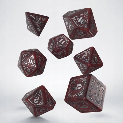 Set zare Bloodsucker Scarlet, 7 copa, i kuq me argjendtë