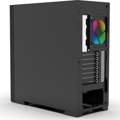 Kутија PC Inca EMG-15XB MIDI Tower, формат ATX micro ATX, ABS и метал, црна