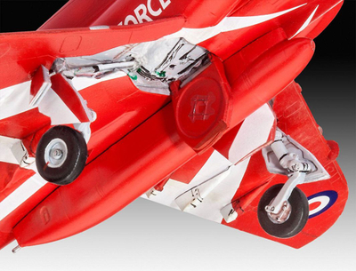 Set modeli plastik Airfix BAe Hawk T.1 Red Arrows, shkallë 1:72, 70 copa, i kuq