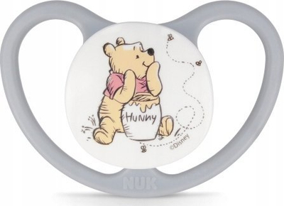 Biberon qetësues NUK Space Disney Winnie the Pooh, silikon, 0 6 muaj, set 2 copë