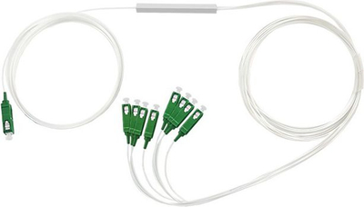 Ndarës optik Qoltec 1x8 SC/APC, singlemode G.657A, kabllo 0.9mm