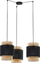 Llambë varëse TK Lighting Boho, 3 llamba, formë rrumbullake, zi natyrale