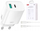 Karikues muri XO CE30, 30W PD, 1x USB C 1x USB A, i bardhë