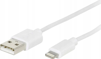 Kabllo karikimi Vivanco USB 2.0 Lightning, 1.2 m, e bardhë