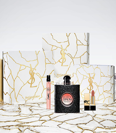 Set Yves Saint Laurent Black Opium - EDP 90 ml + Buzëkuq 1,3 g + EDP 10 ml