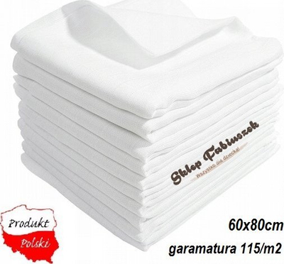 Pelenë garze Polish Gauze Diapers, 70x80 cm, e bardhë