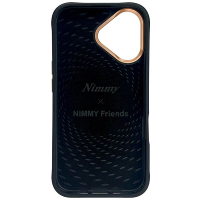 Mbulesë telefoni Nimmy Glasses Cool Dog për iPhone 16, 6.1", MagSafe, e zezë