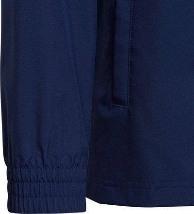 Xhaketë për fëmijë Adidas Entrada 22 All Weather Jr IK4012, 100% poliester i ricikluar, me kapuç, blu navy