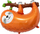 Balon folie ALBI Sloth, 76cm, portokalli
