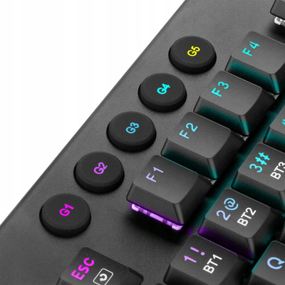 Tastierë gaming Redragon Horus K618, mekanike, 2.4G Bluetooth RGB, e zezë