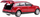 Maket metalik MSZ Audi Q7, 1:32, pull-back, i kuq