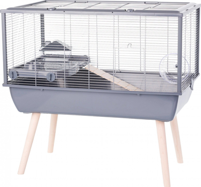 Кафез за хрчак Zolux Neolife 80, димензии 80cm, сив