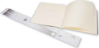 Bllok skicimi Moleskine Sketch Album, 19x19cm, 88 faqe, i zi