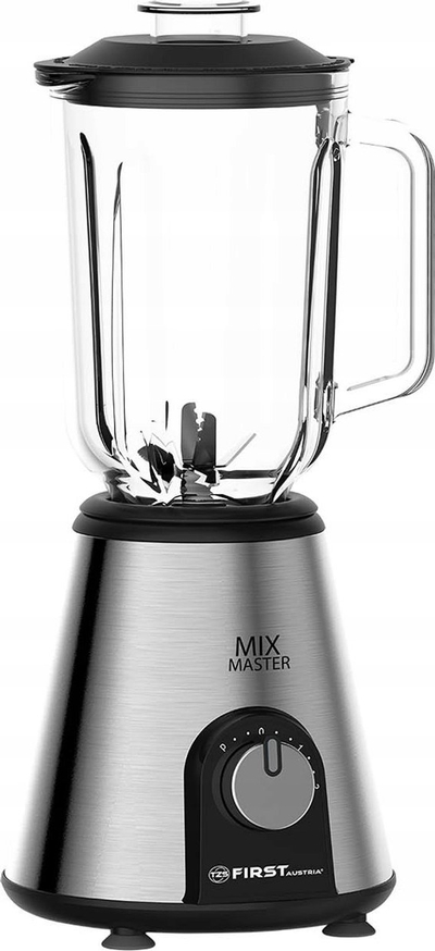 Blender tavoline First Austria Mix Master, 1.5L, 1000W, inox i argjendtë