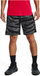 Pantallona të shkurtra sportive Under Armour Baseline Print, për meshkuj, elastike, me print, të zeza