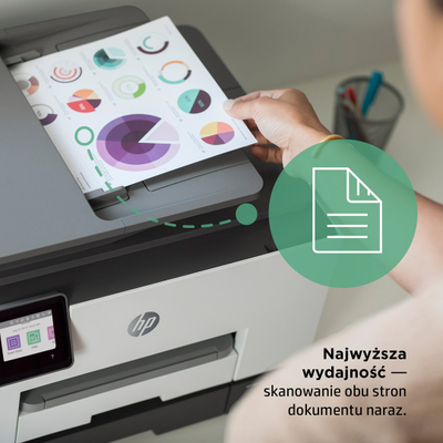 Printer multifunksional HP OfficeJet Pro 9022e, Inkjet termal, i bardhë
