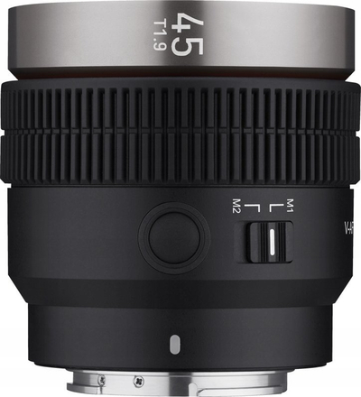 Lentë cine Samyang V-AF 45mm T1.9 FE, për Sony FE, e zezë