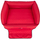 Shtrat për qentë Reedog King Cover, XL, memory foam, i kuq