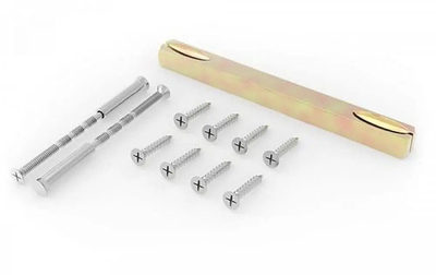 Dorezë e brendshme dere Metal Bud Nova, pllaka katrore, çelik inox, argjend
