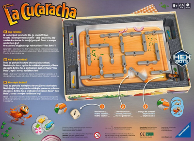 Loja tavoline Ravensburger La Cucaracha, për familje, në polonisht, shumëngjyrëshe