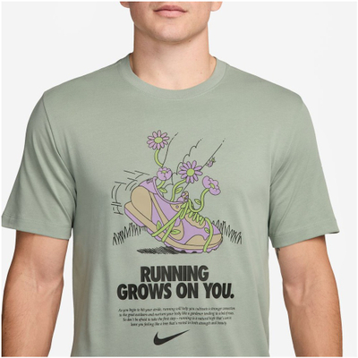 Bluza Nike Dri FIT Grows on You, pambuk, e gjelbër