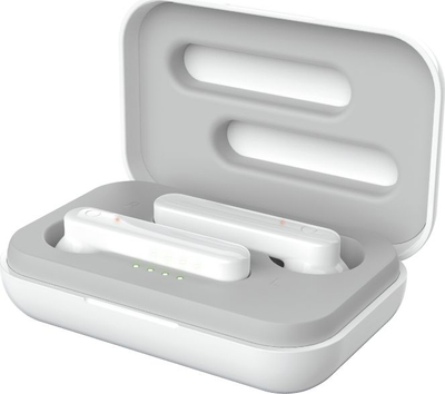 Kufje Bluetooth Trust Primo Touch, True Wireless, me mikrofon, të bardha
