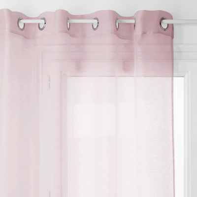 Perde dekorative Atmosphera Moly Rose, 135 x 240cm, poliester, rozë e hapur