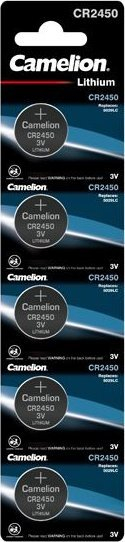 Bateri litiumi Camelion CR2450, 3V, ngjyrë argjendi