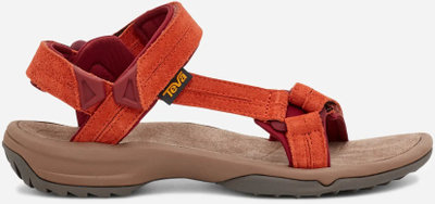 Sandale femrash Teva Terra Fi Lite Suede, EVA, portokalli
